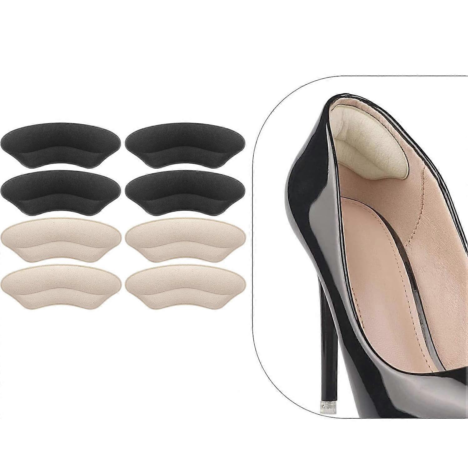 Heel Grips Liner Cushions Inserts for Loose Shoes, Heel Pads Snugs for Shoe