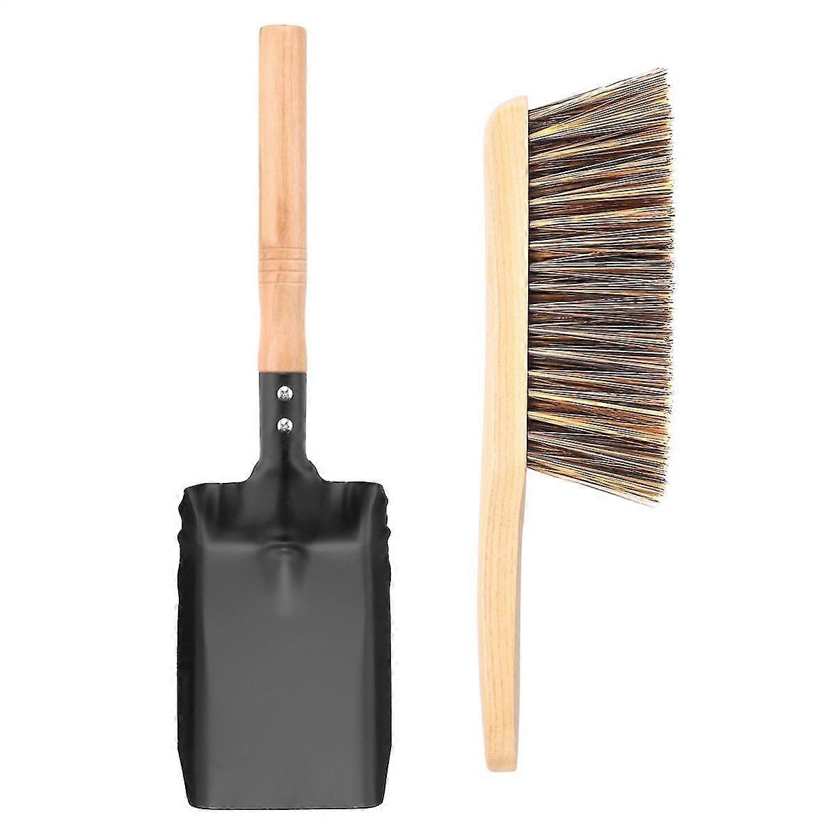 Coal Shovel And Hearth Brush Set, Fireplace Shovel And Brush, Hearth Tidy Set, Fireplace Tool Set