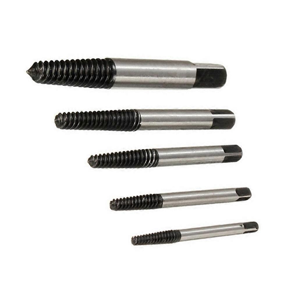 5PCS Screw Extractor Drill Bits Guide Broken Damaged Remover