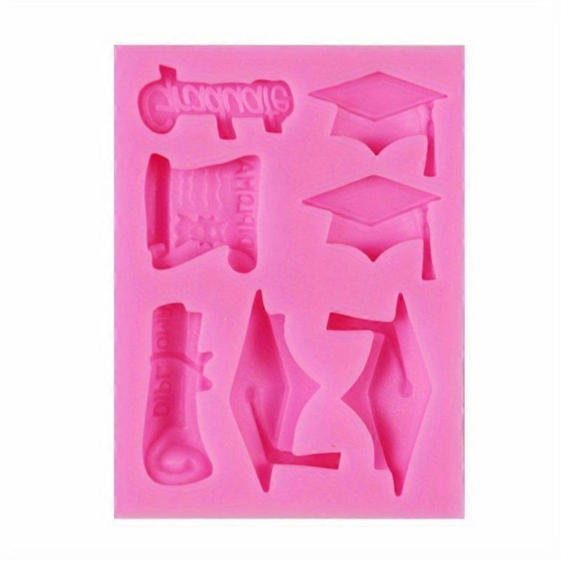 1pc, 3D Silicone Graduation Hat Chocolate Mold for DIY Cake Decorating and Baking - Perfect for Fondant and Candy Making - Kitchen Gadgets and Accesso