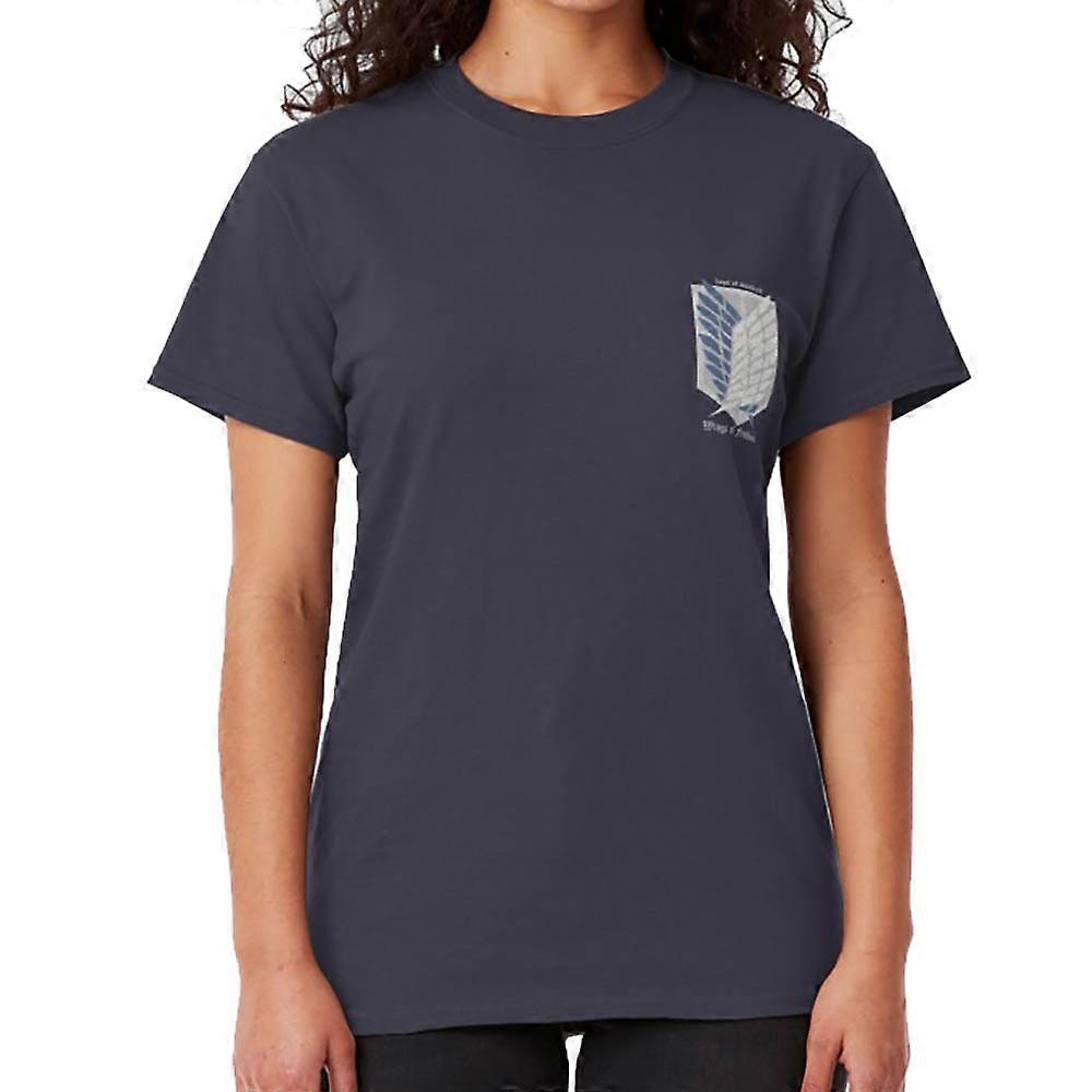 Tričko s logom Titan Survey Corps (obilná textúra)