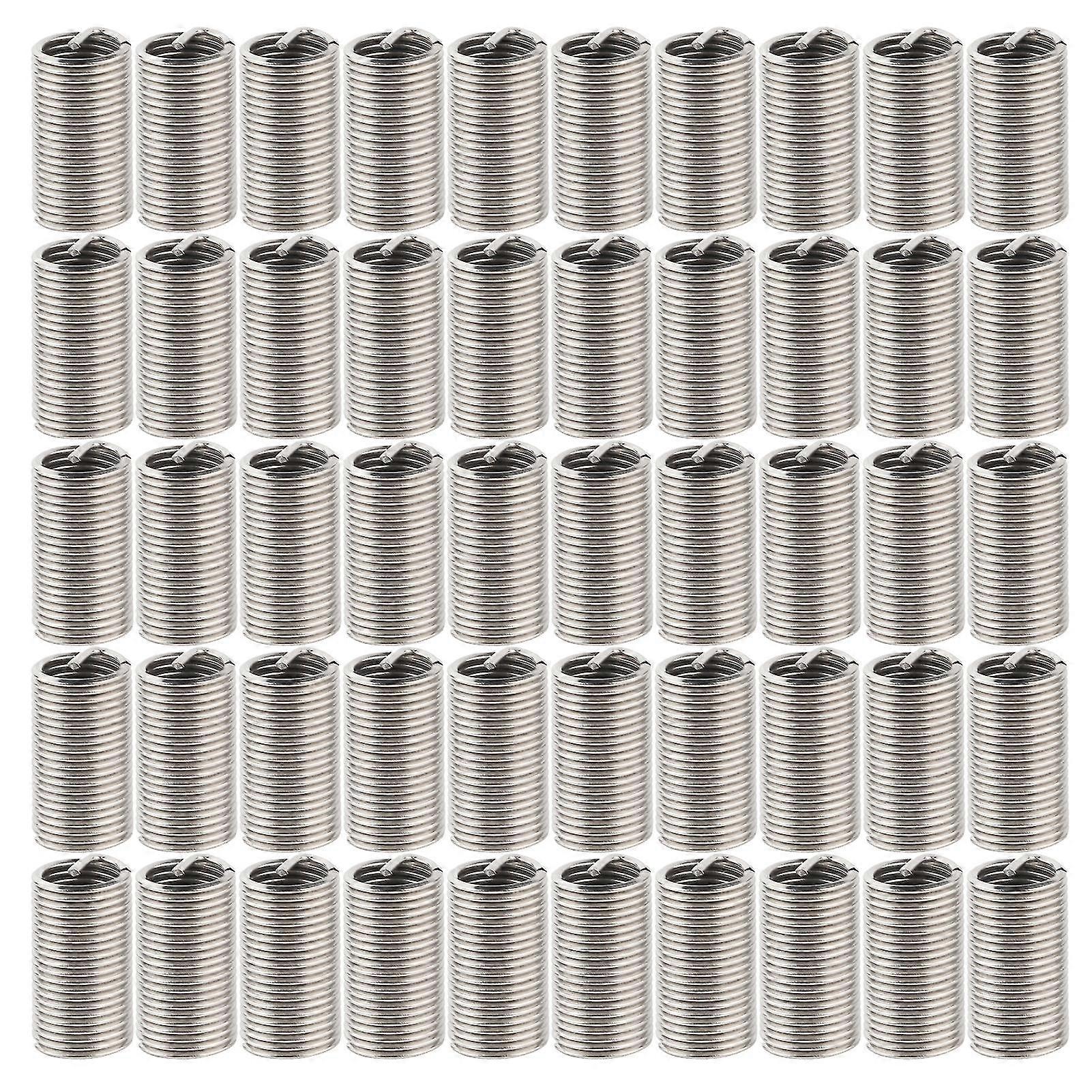 M10x1.25 Thread Inserts 50 Pieces Stainless Steel Reducing Nuts Repair Tool Fastener