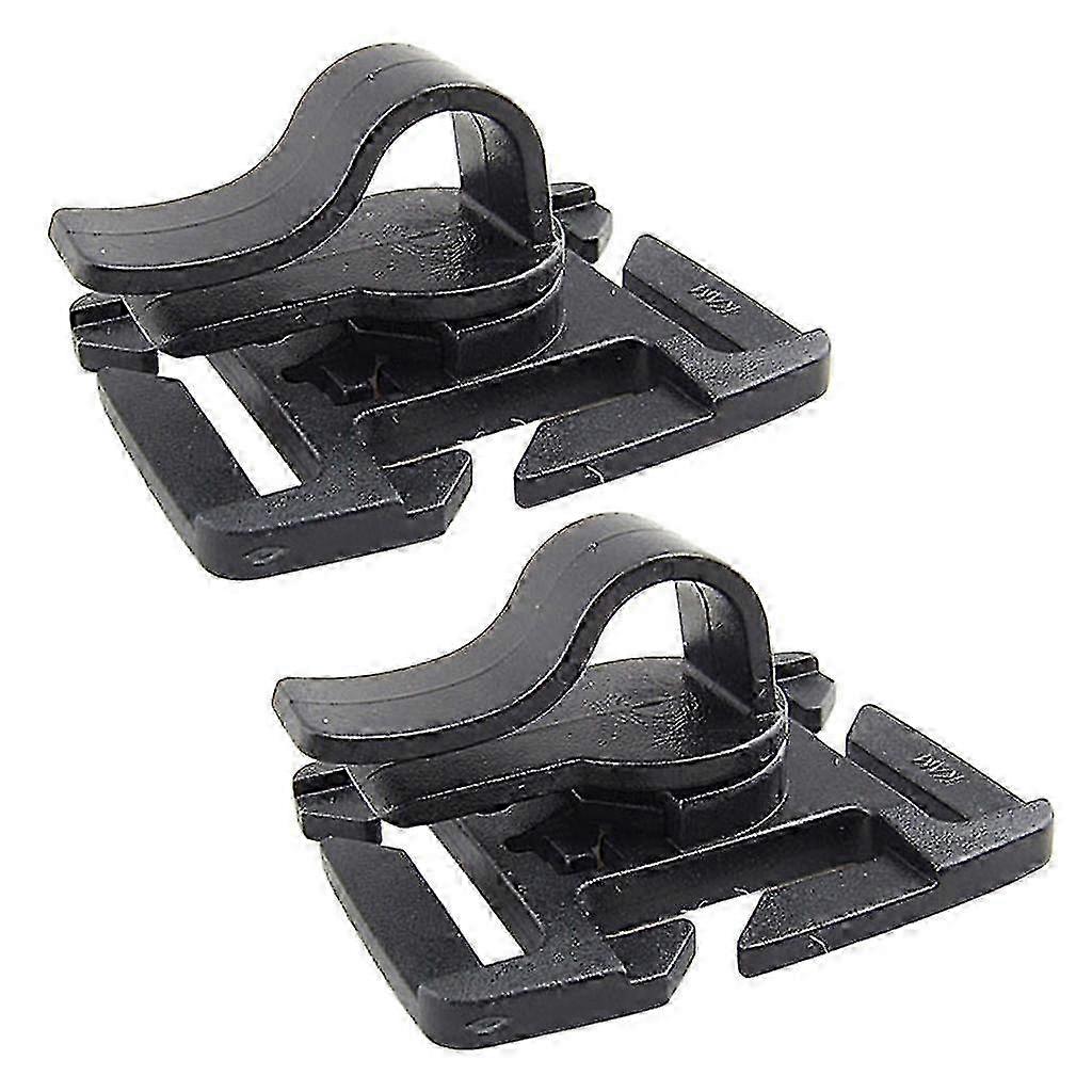 2x Water Tube Clip Hose Clamp Rotation Buckle For Webbing Hydration Bladder