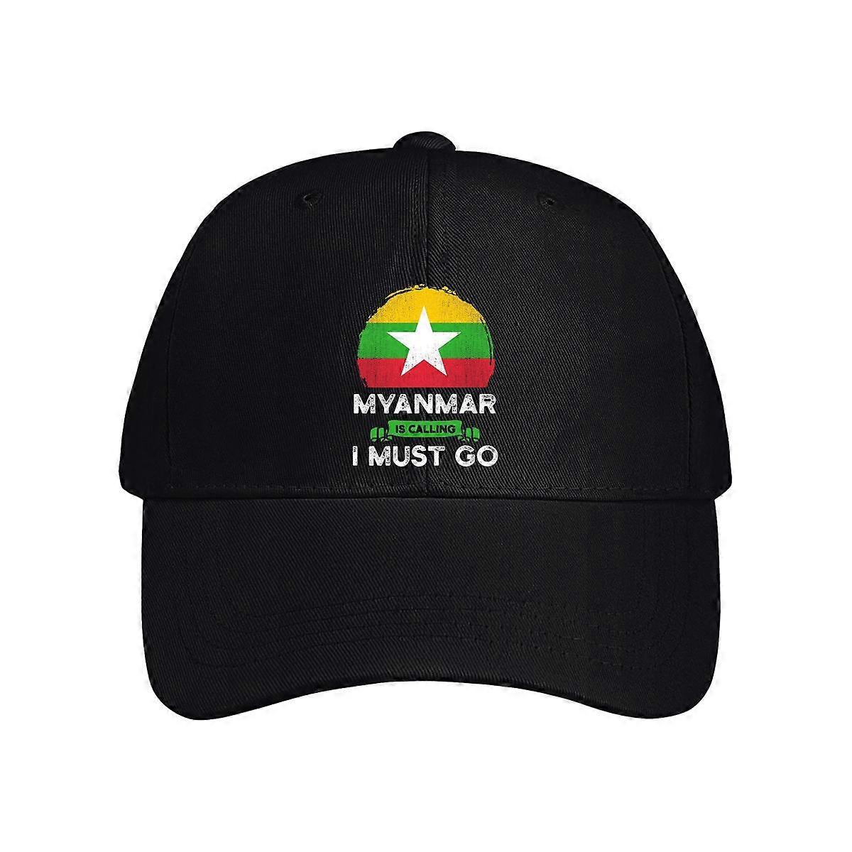 Myanmar Is Calling I Must Go Baseball Cap