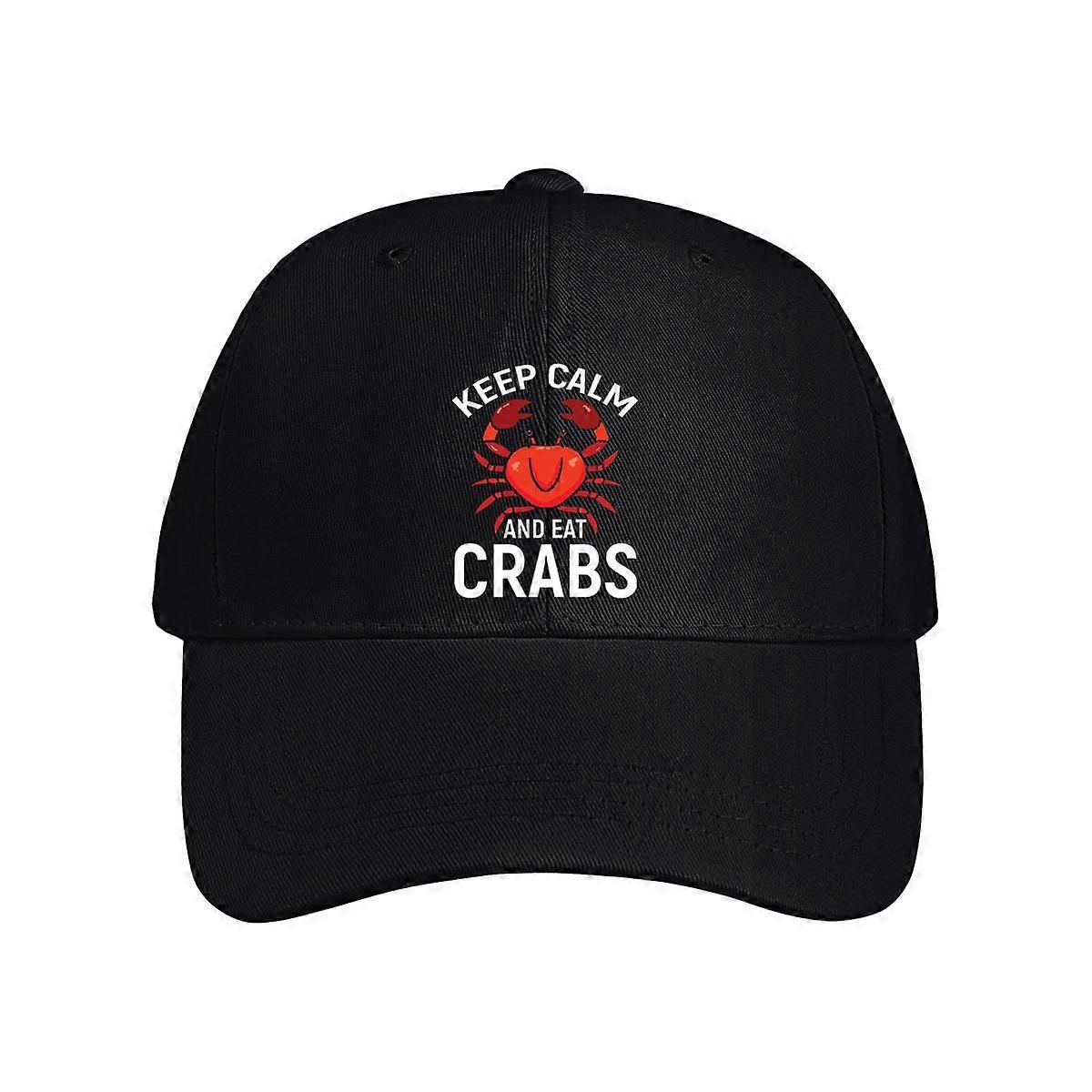 Keep Calm And Eat Crabs Baseball Cap