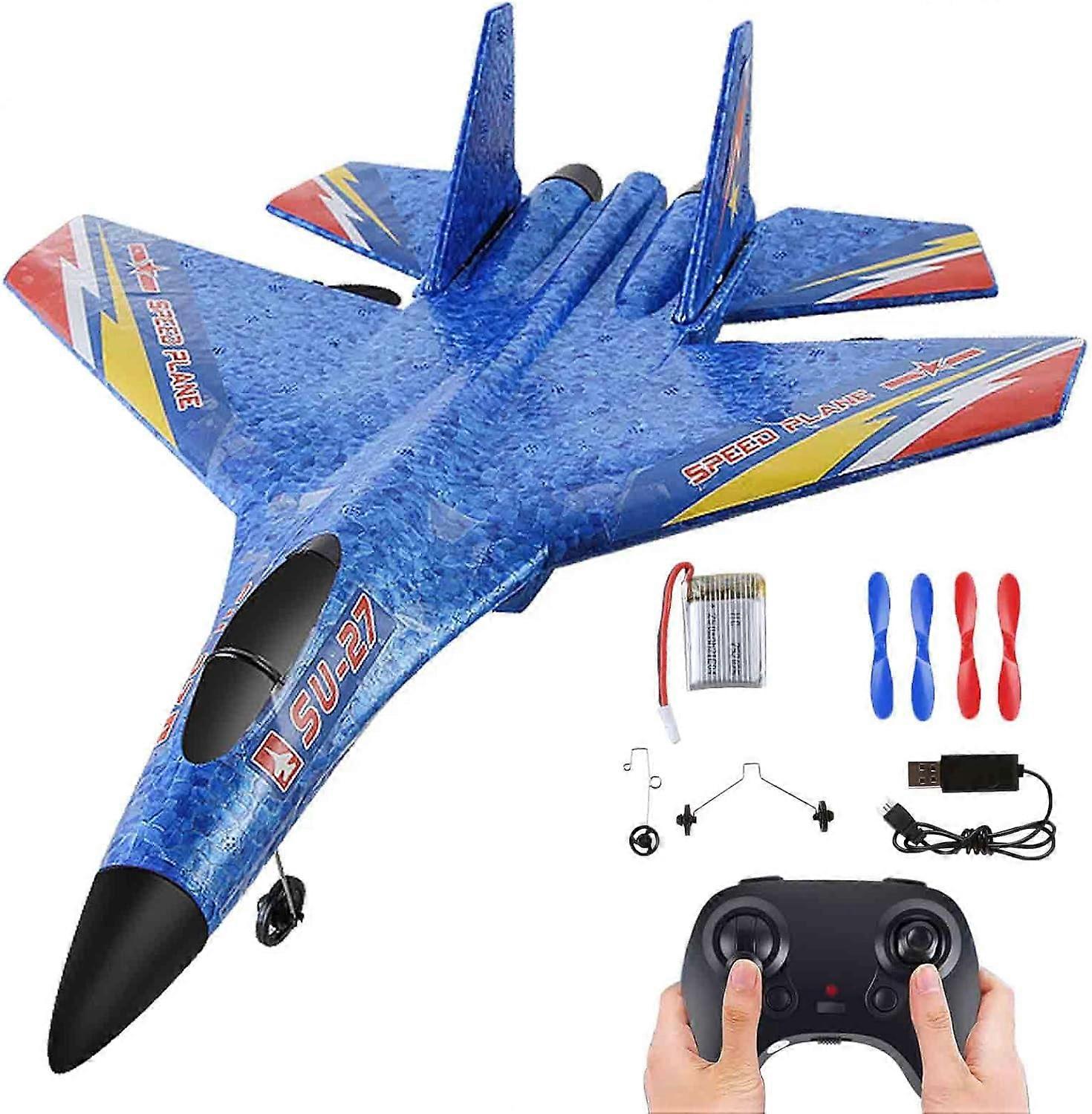 Gravity Glider, RC Plane Remote Control Glider Airplanes, Gravity Glider-Rc Plane Jet, 2.4 GHZ 2 Channels, Gravity Glider with Automatic Balance Gyro