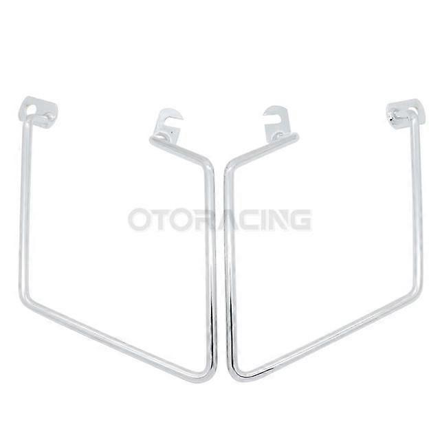 Motorcycle Solid Steel Saddlebag Support Bracket Side Mount Trunk Bag Holder For Kawasaki W 400 650 800 W400 W650 W800