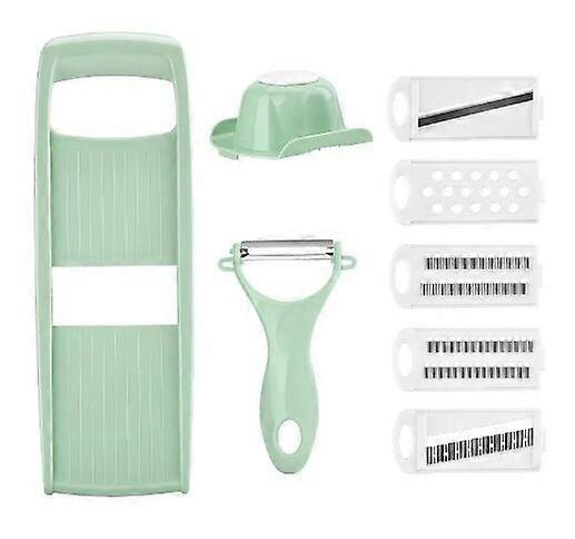 5 In 1 Potato Shredding Machine Slicing Chopper Chopping Vegetable Home Kitchen Multi Functional Radish Scraper Rough Planer