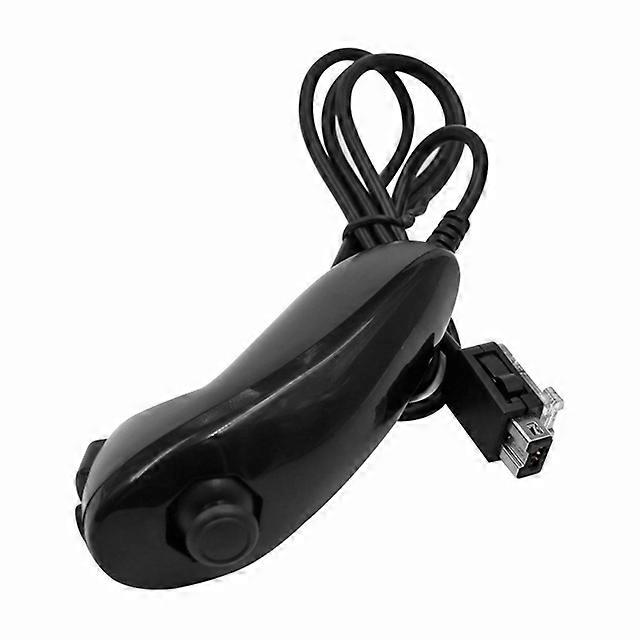 For Nintendo Wii U Nunchuk Game Controller Nunchuck Hand Curved Game Handle Remote Gaming Gamepad Joystick Accessories