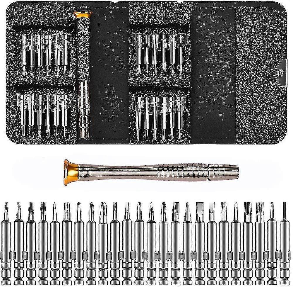 Mini Screwdriver Set 25 Pieces, Micro Repair Tool Set For Glasses, Clock