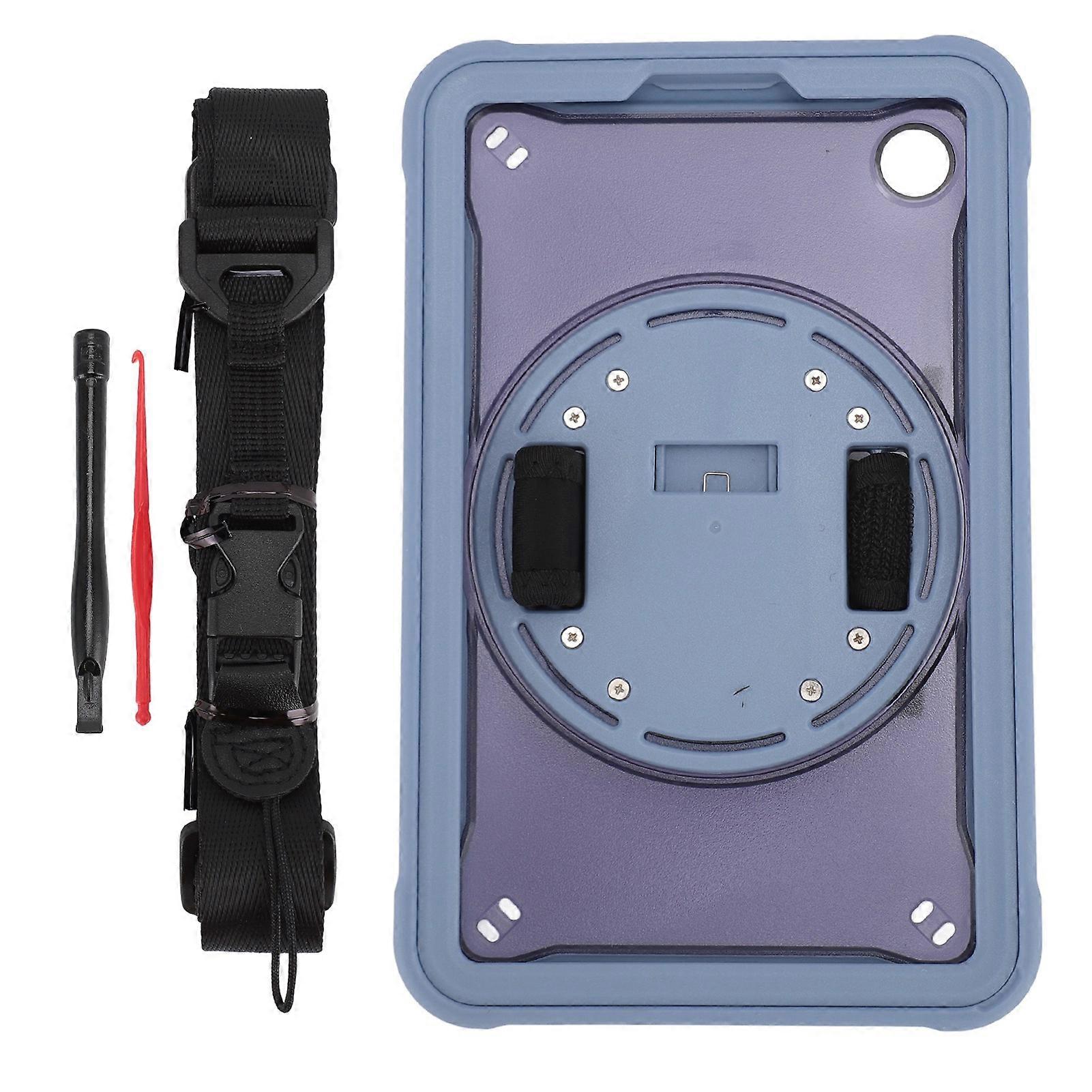 Tablet Shockproof Case Multifunction Tablet Protective Case Cover with Hand Strap Stand Shoulder Strap for IOS 10.2 Tablet
