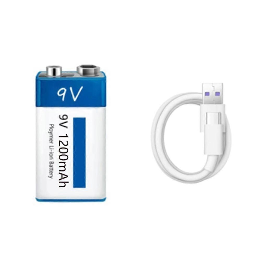 9V Li-ion Battery Replacement for Microphone Multimeter RC Toy Remote Control