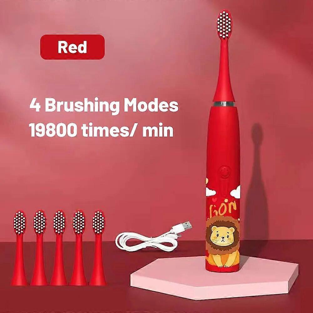 For Children electric toothbrush Cartoon pattern kids toothbrush replaceable toothbrush head Ultrasonic electric toothbrush