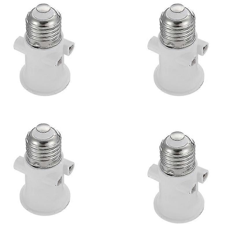 4pcs  E27 Lamp Holder Converter Socket Light Bulb Lamp Holder Adapter Plug Extender Light Bulb Base Holder