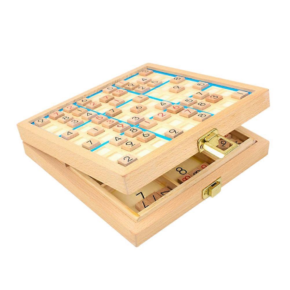 Kids Educational Playing Board Game Puzzles Development Logical Reasoning Training Classic Puzzle Table ToyBlue
