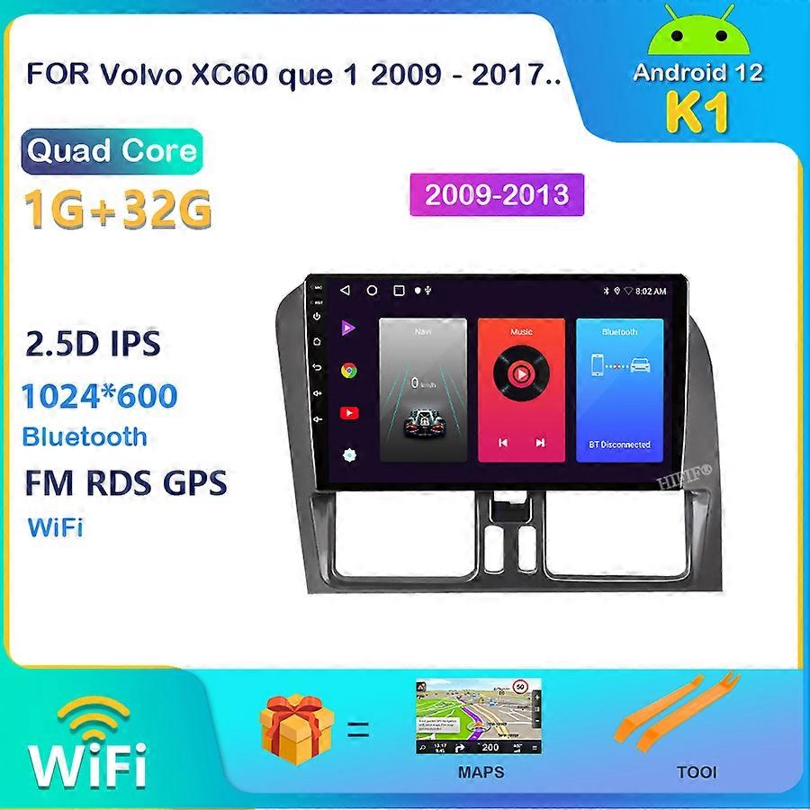 For Volvo XC60 2009 - 2017 Car Radio Android Car Multimedia Player Navigation GPS Android Auto Carplay No 2 Din 2din DVD