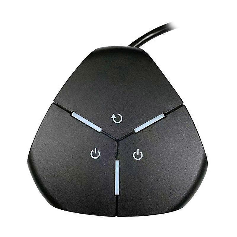 1.6m Portable Dual USB Ports PC Desktop Computer Case Power Button Switch for Internet Bar JIKAIX