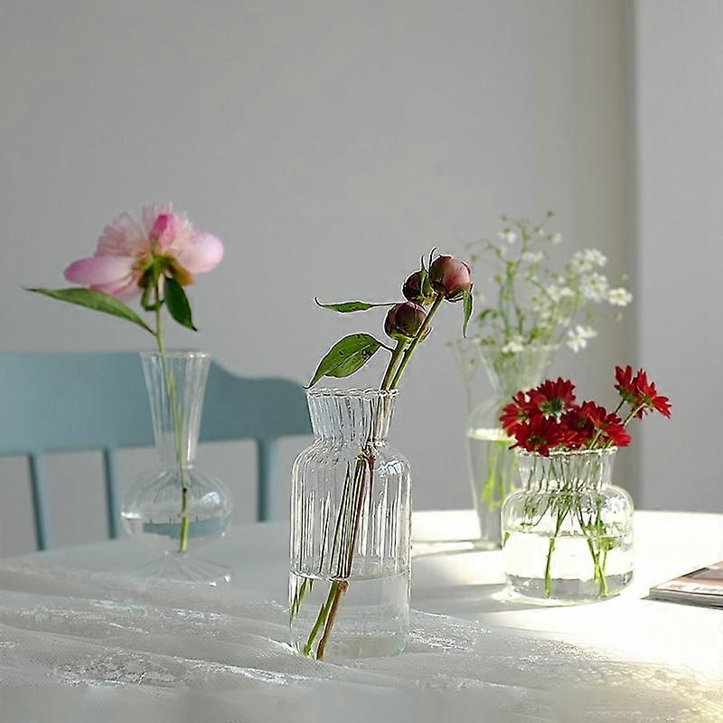 VASO DI VETRO Bicchiere Arredamento Nordico Vasi Per Piante EUR 9,98 - FR