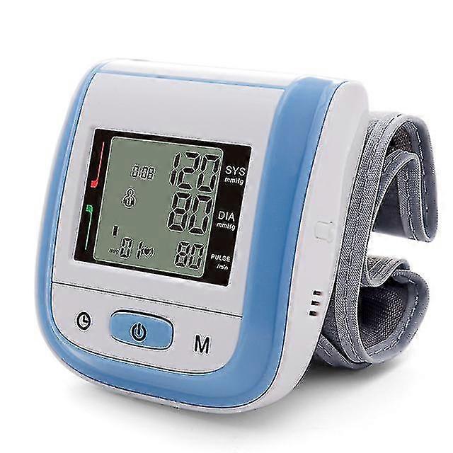 Automatic Wrist Digital Blood Pressure Monitor Digital Lcd Blood Pressure Monitor Heart Rate Pulse Monitor