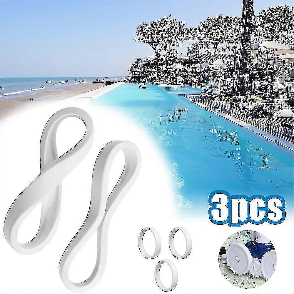 3pcs Pool Cleaner All Purpose Tire Replacement Part Compatible With Polaris 280 360 180 380