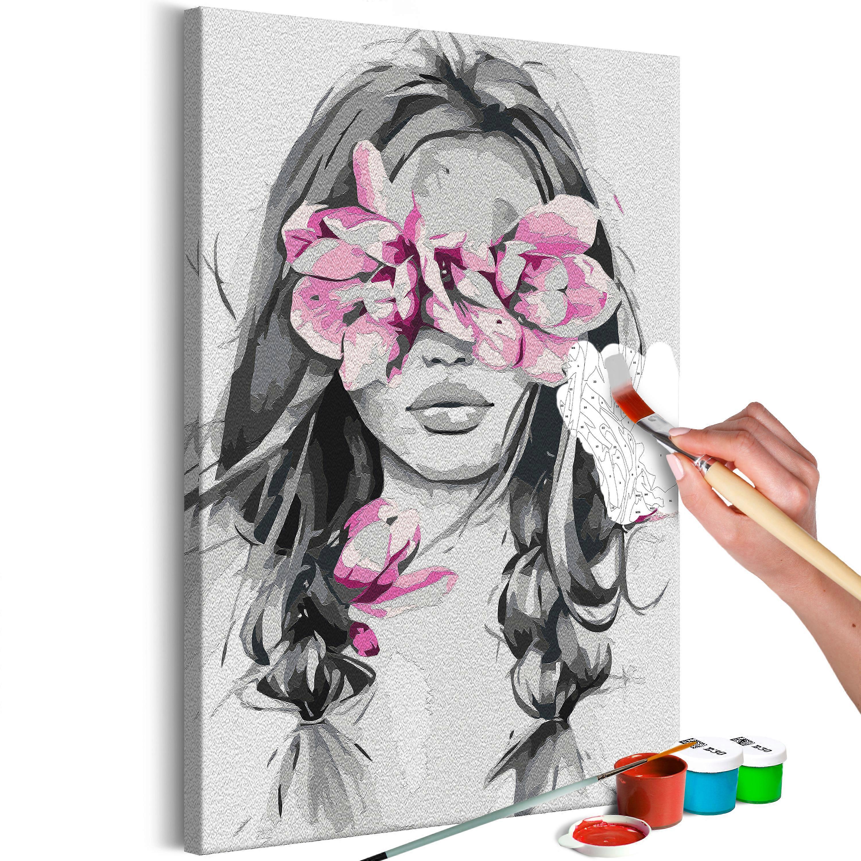 Paint By Numbers Kit - Flowers On Eyes