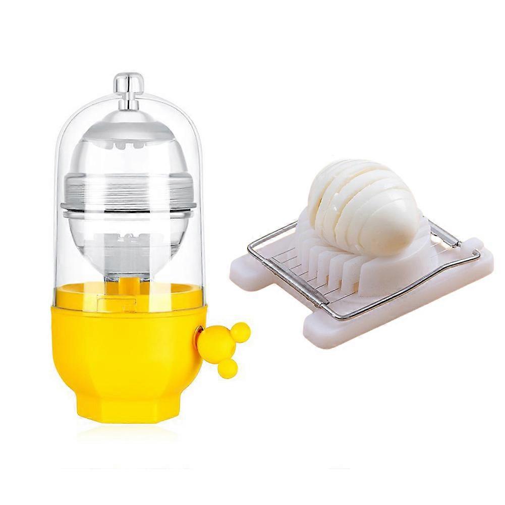 Egg Scrambler Shaker Whisk Hand Egg Maker Eggs Yolk White Mixer Kitchen