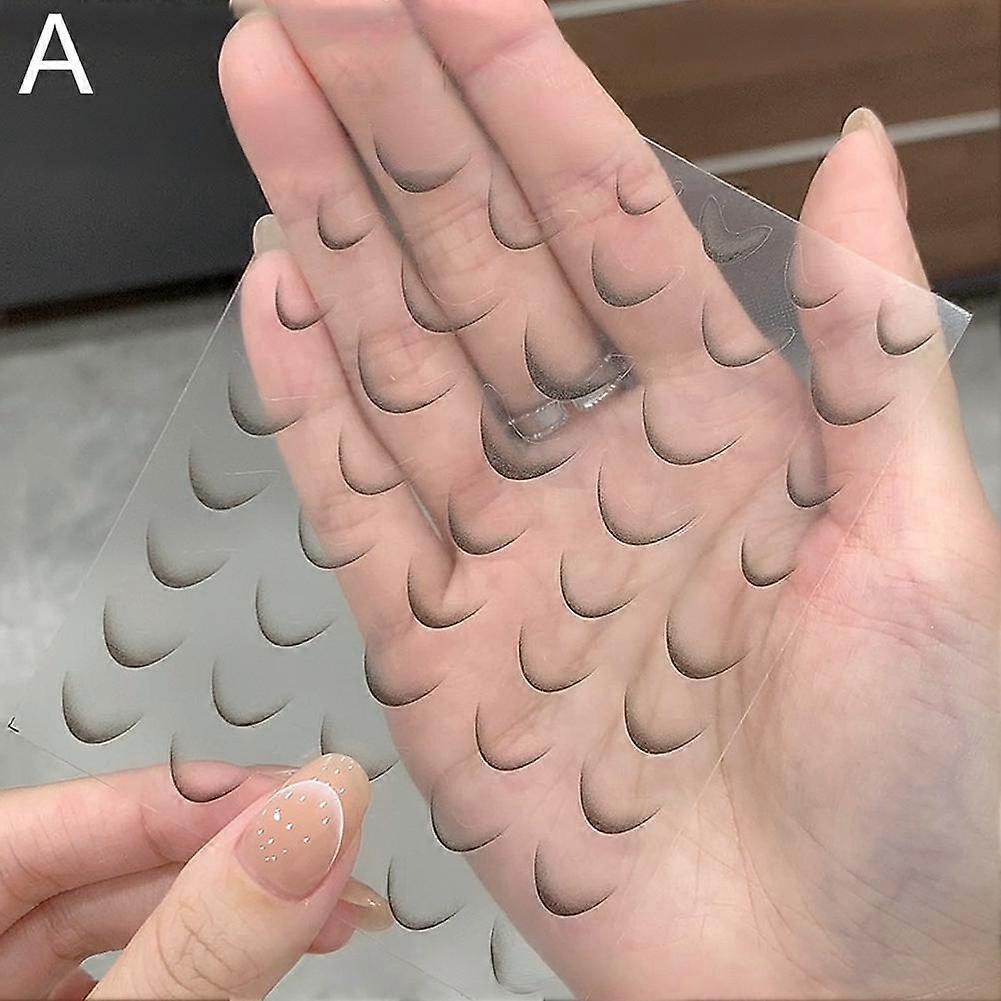 Autocollant à ongles en forme de croissant à la mode, ne tombe pas facilement, garde les ongles beaux