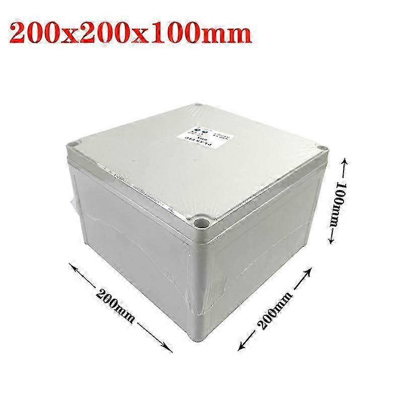200x200x100mm屋外の防水ケースのエンクロージャのプラスチック箱電子プロジェクトケースは電子機器のためのジャンクションボックスを防水します