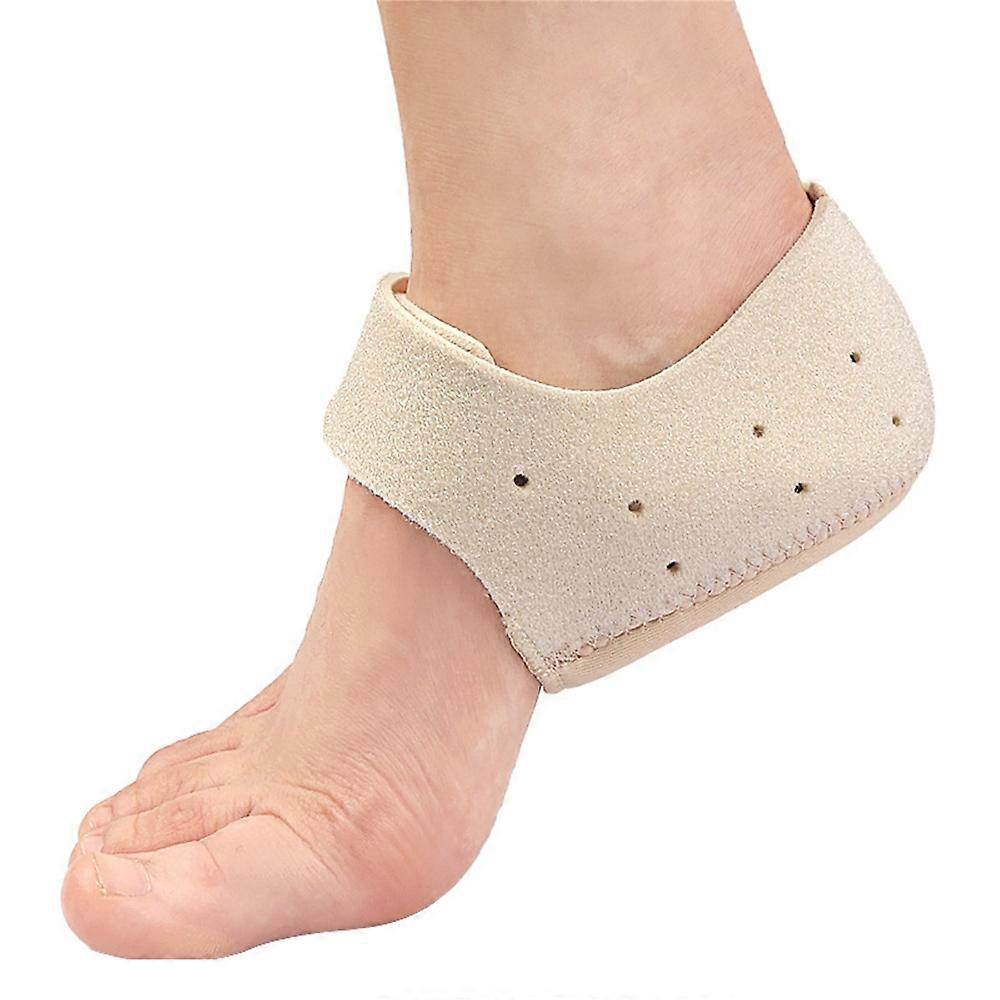Type E 059 1 Pair Heel Cups SBR SEBS Adjustable Heel Cushion Pad with Holes