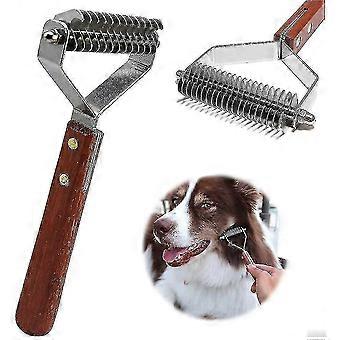 Coat King Rake 14-bladet Rake Pet Undercoat Rake, professionel Pet Dematting Kam