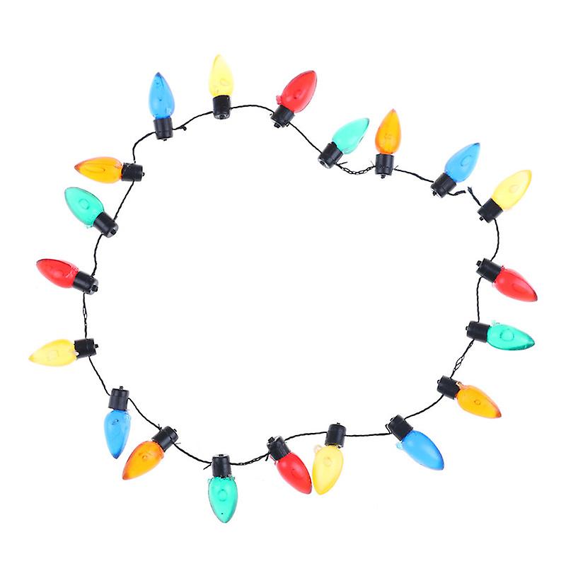 1/12 Dollhouse Miniature A String Of Multi-coloured Plastic Christmas Lights