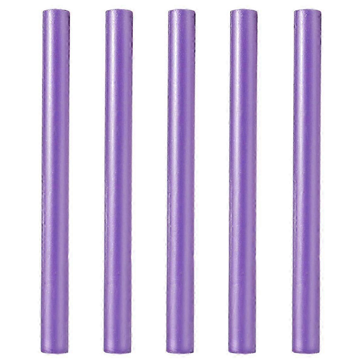 5pcs πορφυρά ραβδιά κεριών σφραγίδων σφραγίδων για τις vintage κάρτες προσκλητηρίων γάμου γενεθλίων - μέγεθος 11mm*135mm