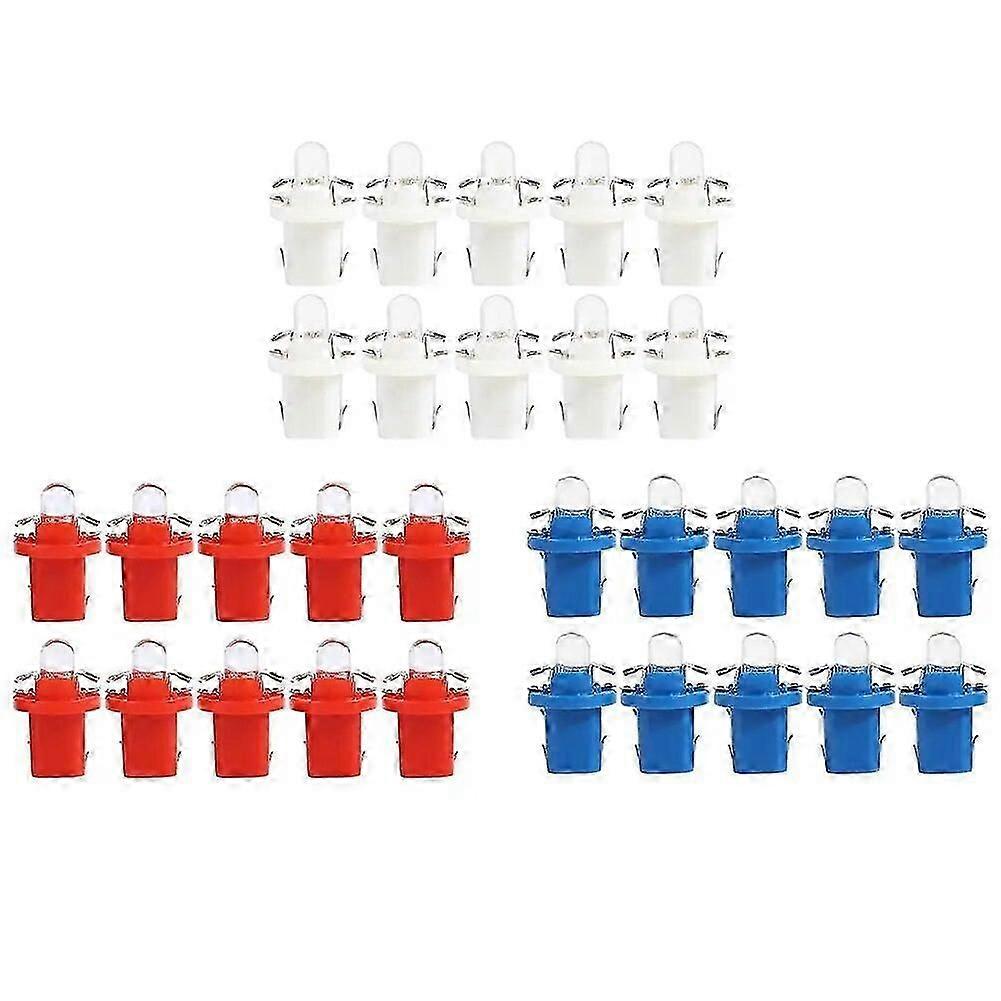 10pcs T5 B8.5d Led Car Light Auto Dashboard Instrument Cluster Light Bulbsmotor Vehicle Lighting