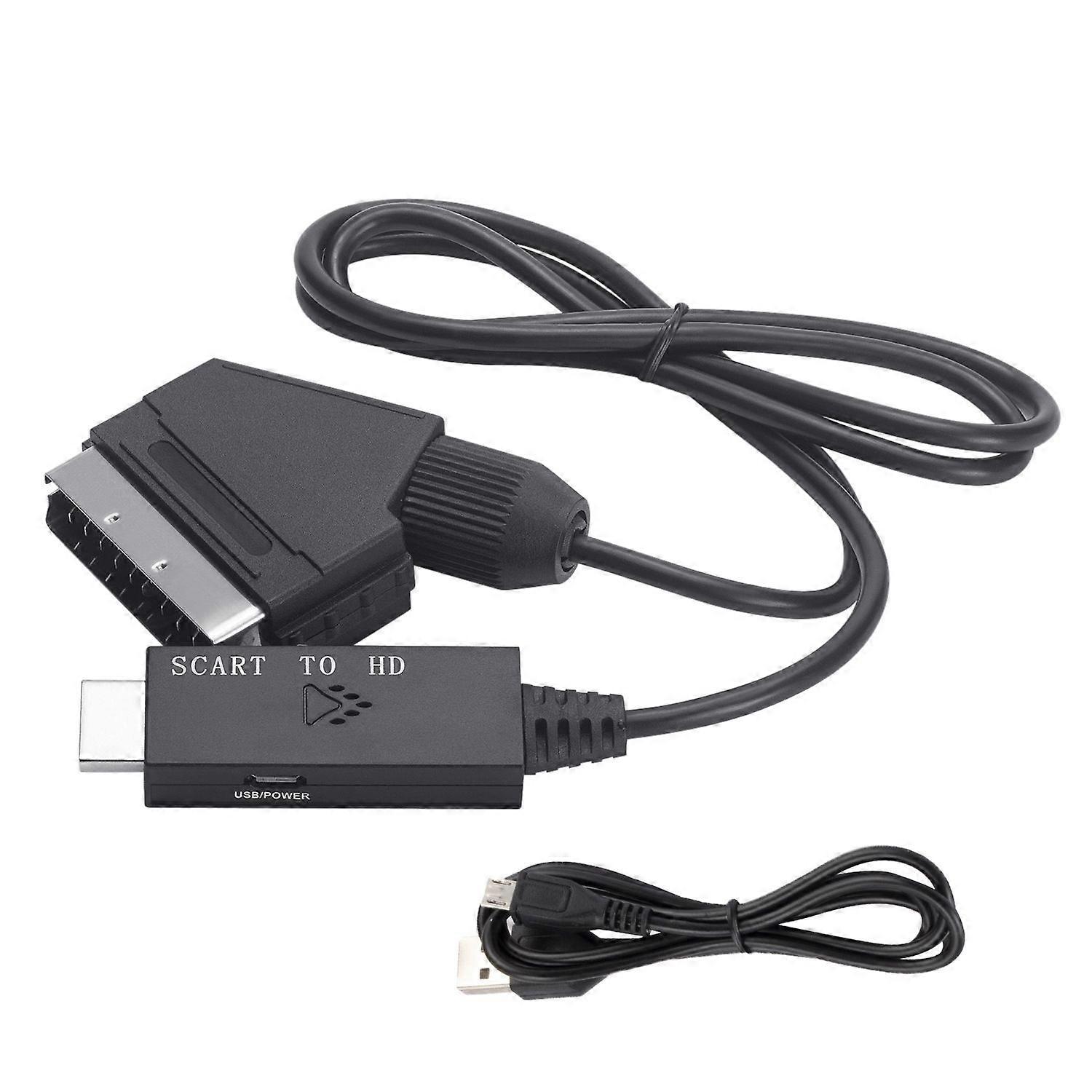 SCART to HDMI Audio Video Converter Adapter
