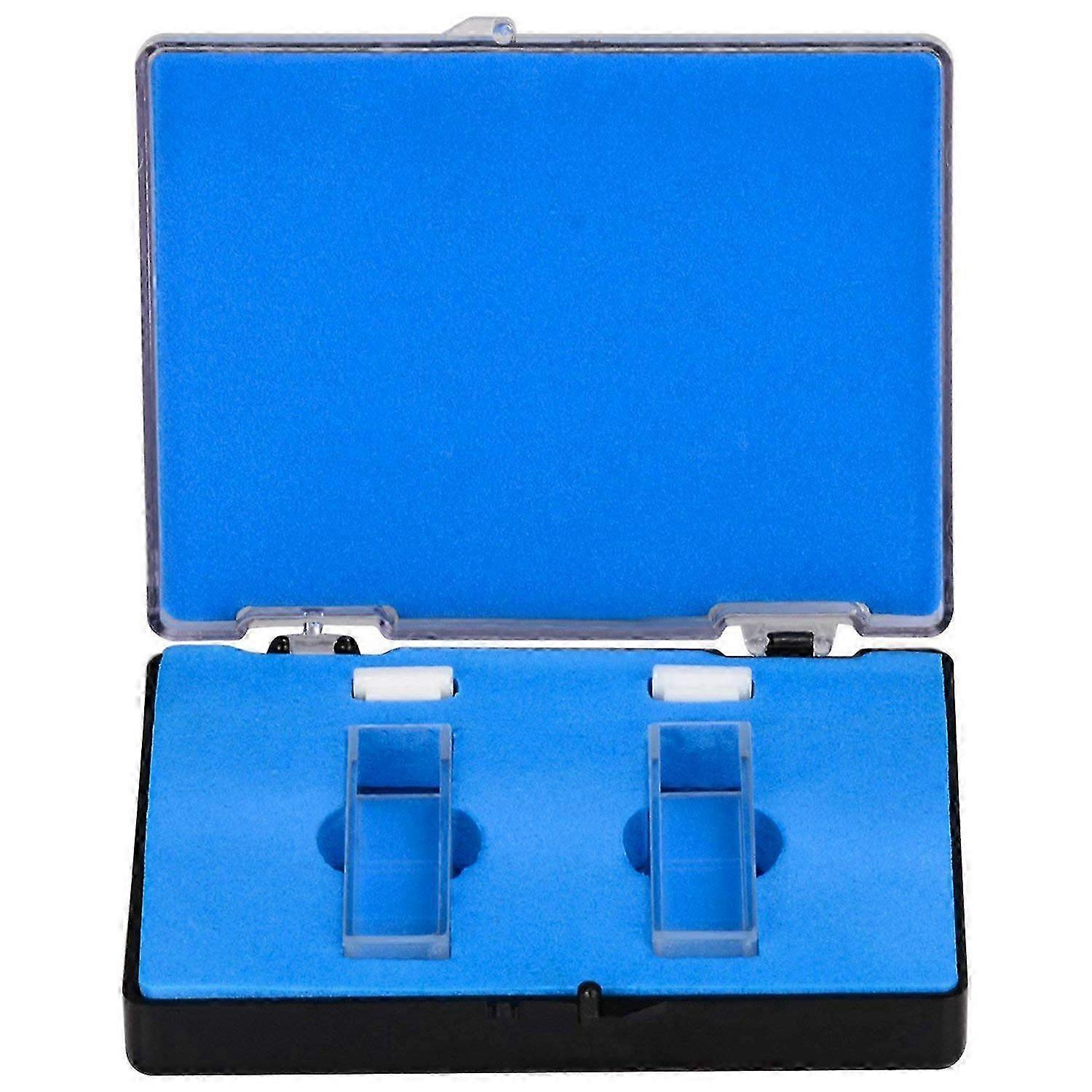 uartz Cuvette, Κυψελίδες φασματοφωτομέτρου 10mm Μήκος διαδρομής, 45 mm ύψος, 3.5 mL Χωρητικότητα - 2 PCSNEW