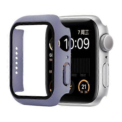 Shockproof PC+Tempered Glass Protective Case with Packed Carton For Apple Watch Series 6 & SE & 5 & 4 40mm