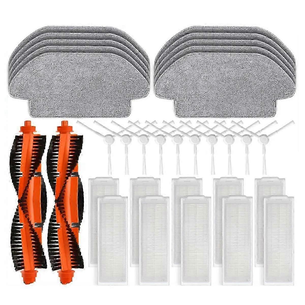 For Robot Vacuum S10 S12 B106GL / Mop 2S XMSTJQR2S Accessories Main Side Brush Filter Cloth Replace bs