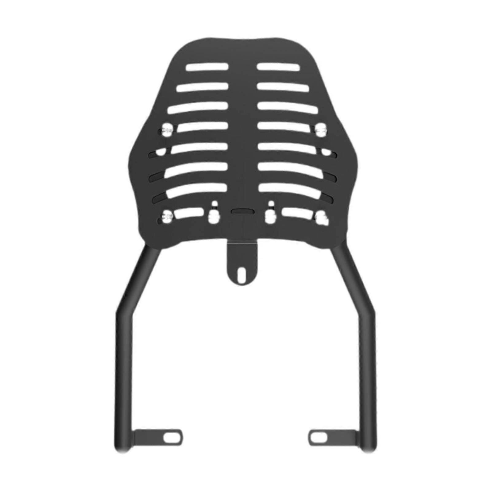 Generic Motorcycle Rear Cargo Carrier Rack Adjustable Easy to Install Alloy