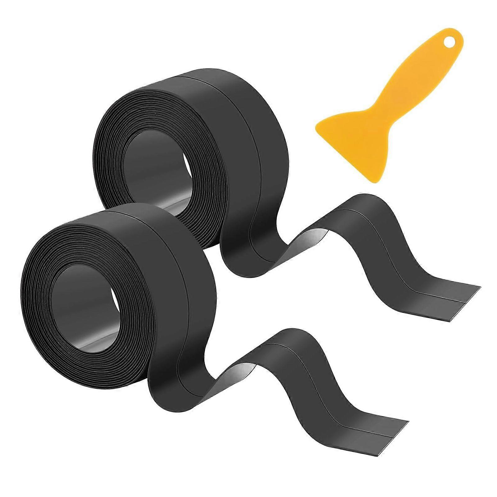 2pcs black moisture-proof seal + 1pc scraper