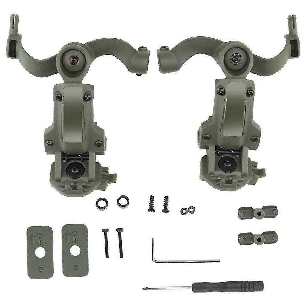 Tactically Headset Rail Mount Multiangle Rotations Helmet Rail Adapter Durable