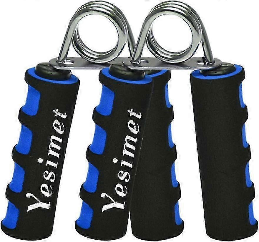 2-Pack Hand Strength Training Kit with Blue Finger Grips Set