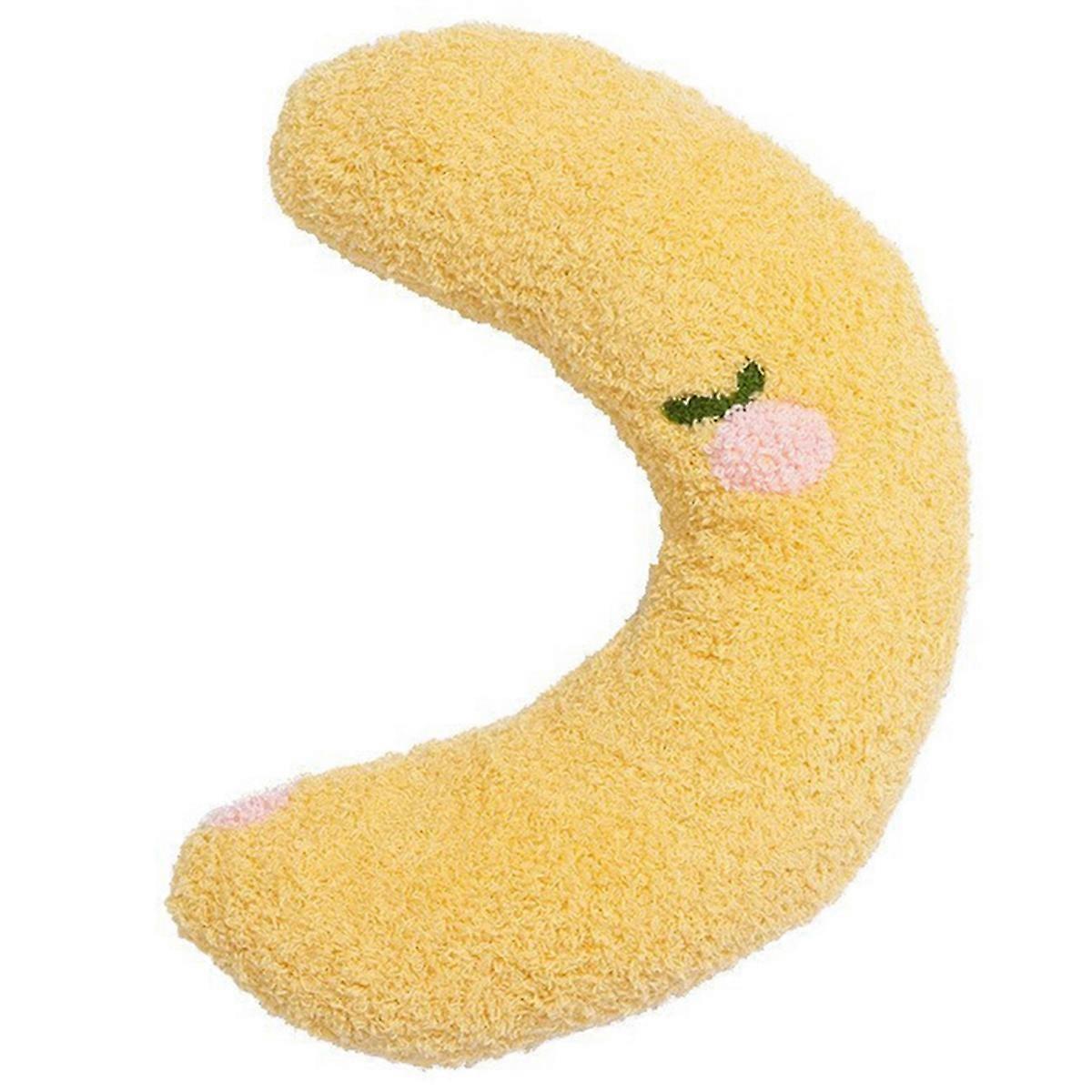 Little Pillow for Cats Neck Protector Puppy U-Shaped Pillow,Yellow