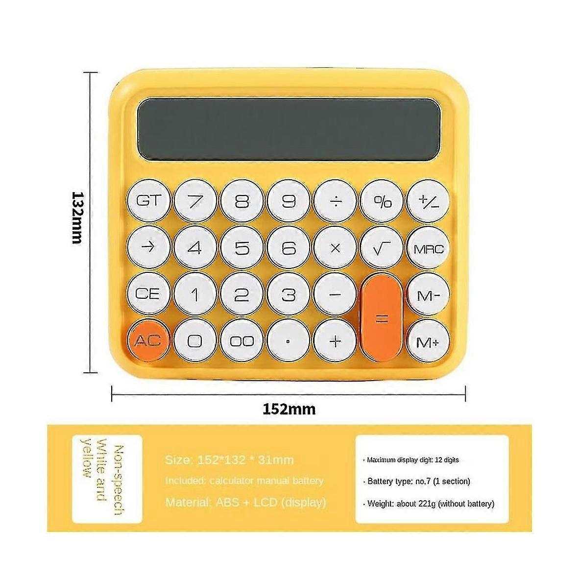Calculator, Compact and Portable, with Large - Button Design, for Basic Arithmetic Operations