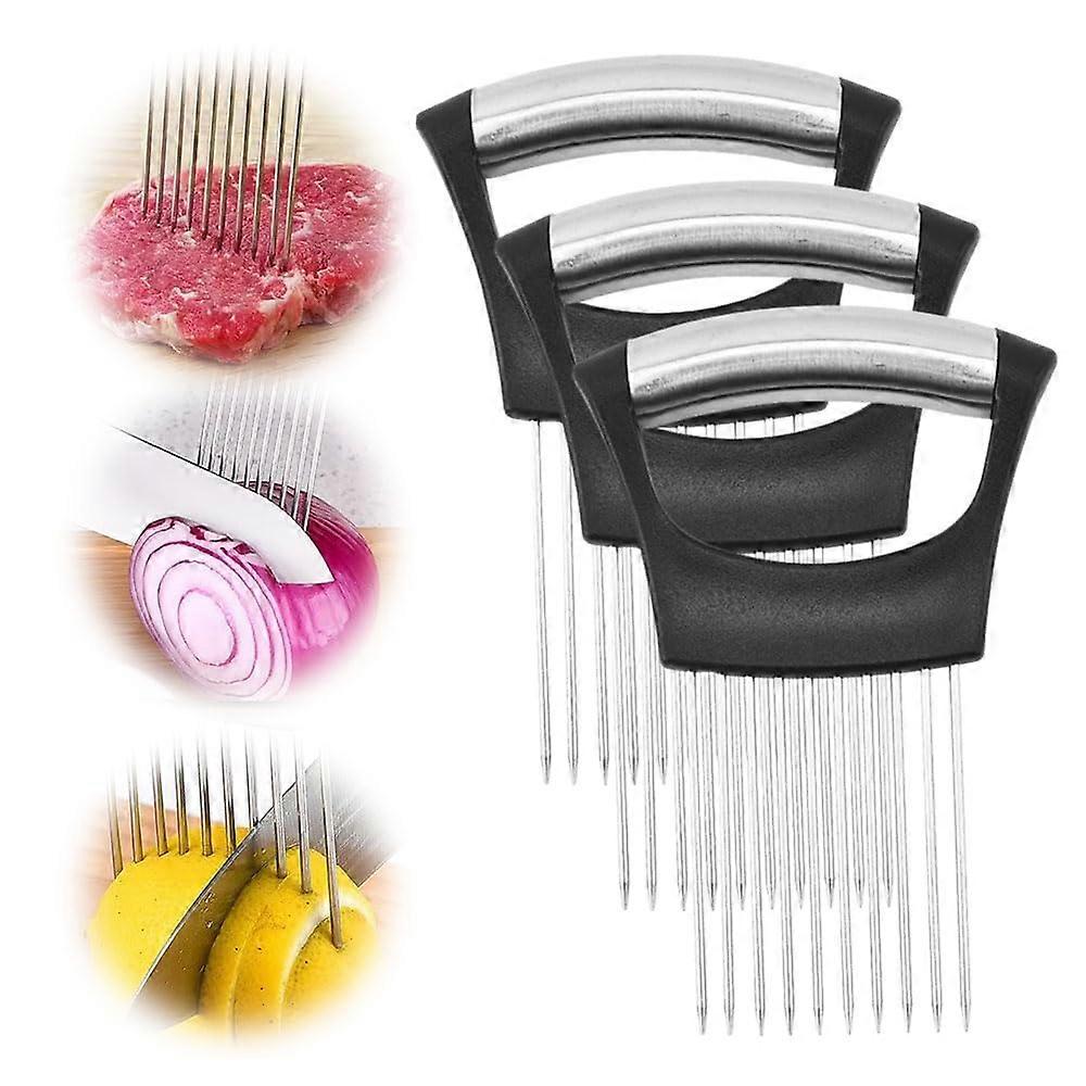 3 Multifunctional Onion Holder Slice Kitchen Gadgets