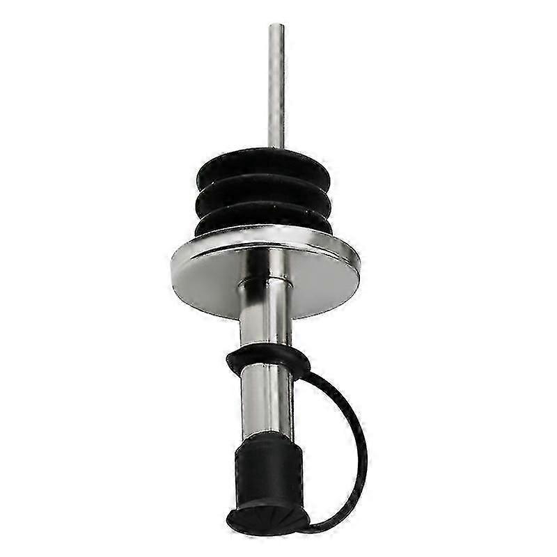 Stainless Steel Wine Pourer Liquor Pour Spouts Set Cork Design Wine Bottle Stoppers With Dust Caps For Wine Olive Oil Coffee Vinegar Bottles Use(10pcs