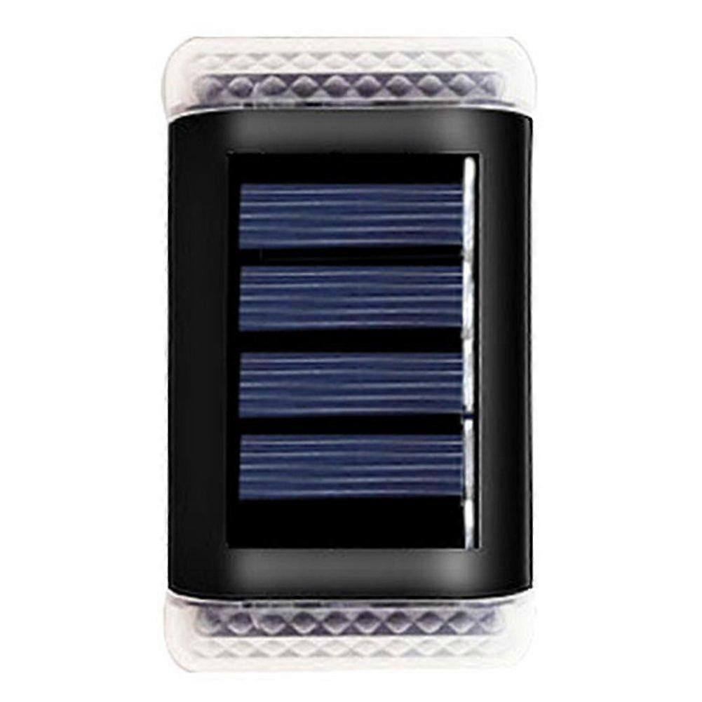 Warm/White Light Solar Up Down Wall Light Personalized Exterior Wall Light for Ourdoor Garden