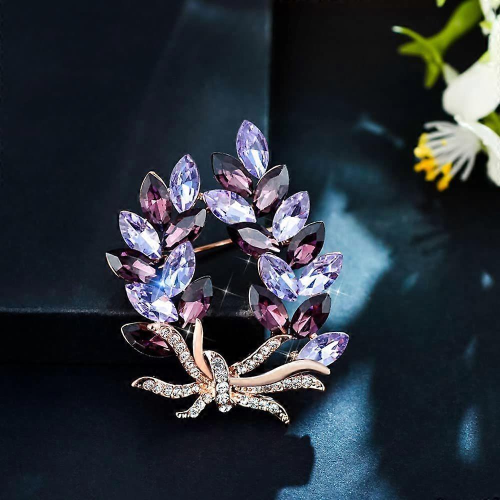 Artificial Crystal Brooch Gift for Mom