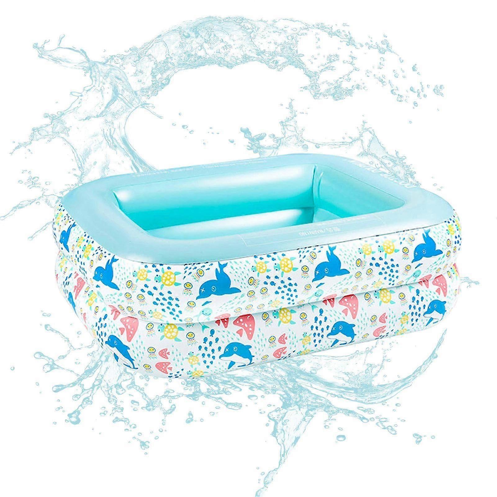 مسبح قابل للنفخ للأطفال والكبار ، مسبح عائلي سميك كبير الحجم للأماكن الخارجية ، الحديقة ، الفناء الخلفي ، حفلة المياه الصيفية - GSL