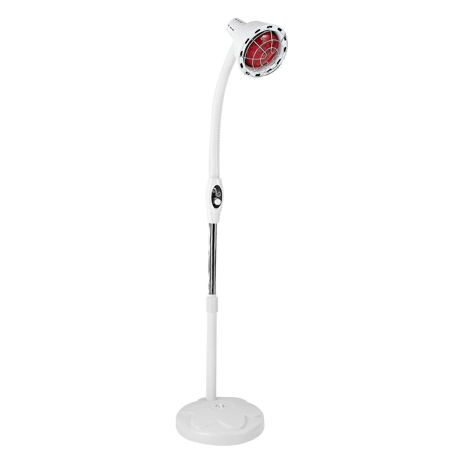 275W Infrared Heat Lamp 110V Single Head Red Near IR Baking Lamp Adjustable Temperature Standing Lamp For Home Salons