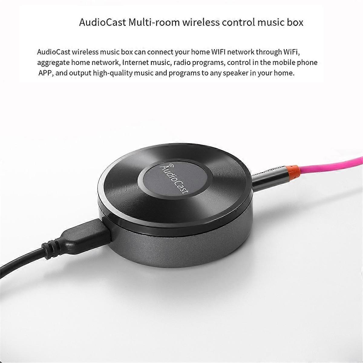 Wireless WiFi Music Audio Streamer Receiver Audiocast Ieast Play M5 DLNA for Airplay Audio Adapter Multi Room Streams